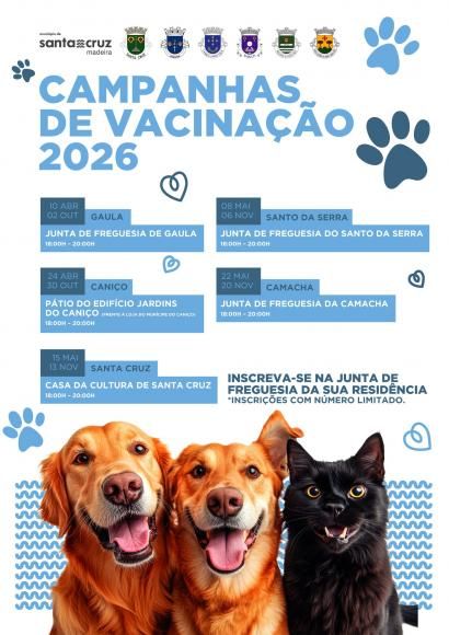 Campanha de Vacina&ccedil;&atilde;o Antirr&aacute;bica | Maio e Novembro